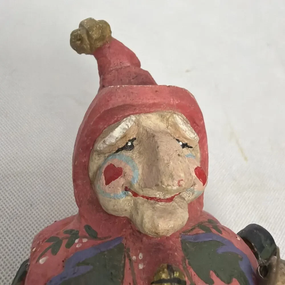 Vtg 1992 House of Hatten Santas Helper Gnome Elf Christmas Ornament Denise Calla